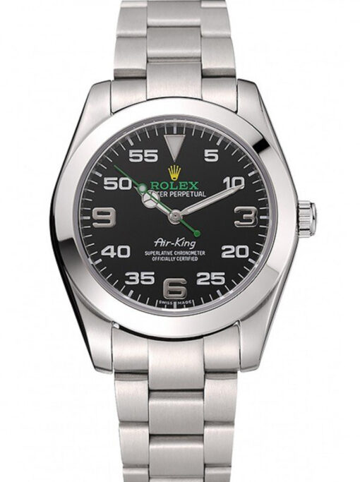 1-1 Rolex Air-King 38mm Black Dial 1454020 Super Clone