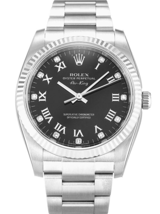 1-204-510x683-1 Rolex Air-King 34mm Black Dial 114234 Super Clone