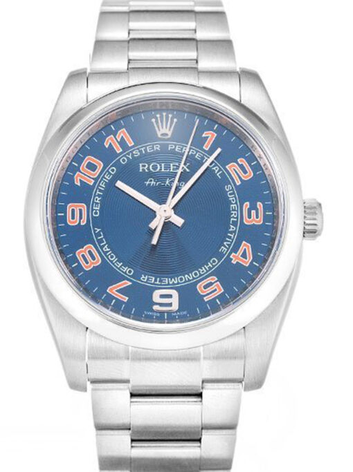 1-207-510x683-1 Rolex Air-King 34mm Blue Dial 114200 Super Clone
