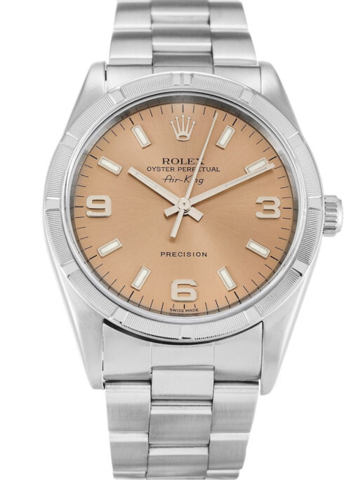 11-1 Rolex Air-King 34mm Salmon Dial 14010M Super Clone