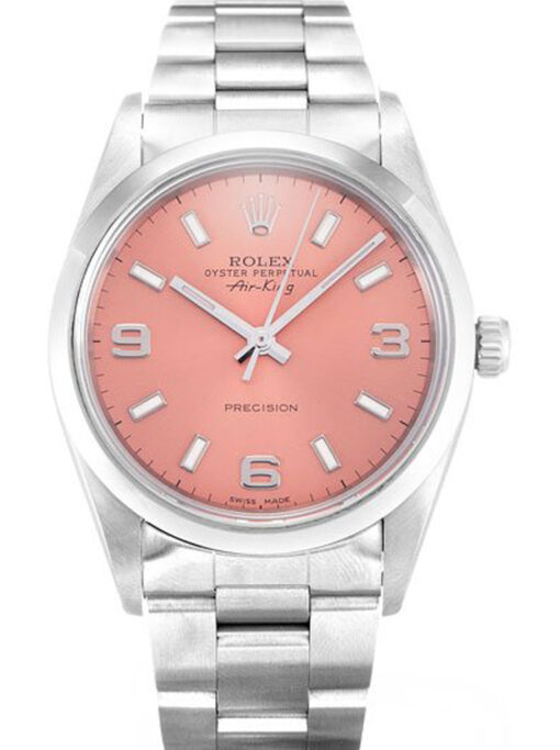 13-1 Rolex Air-King 34mm Pink Dial 14000 Super Clone