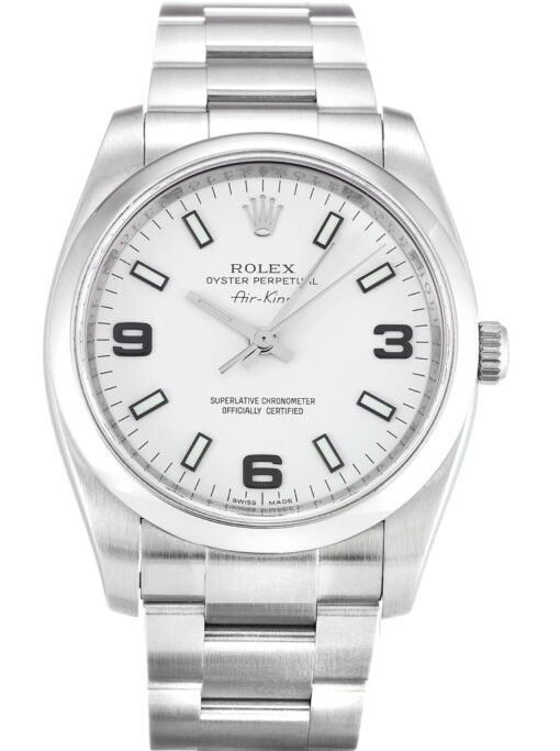 14-2 Rolex Air-King 34mm White Dial 114200 Super Clone