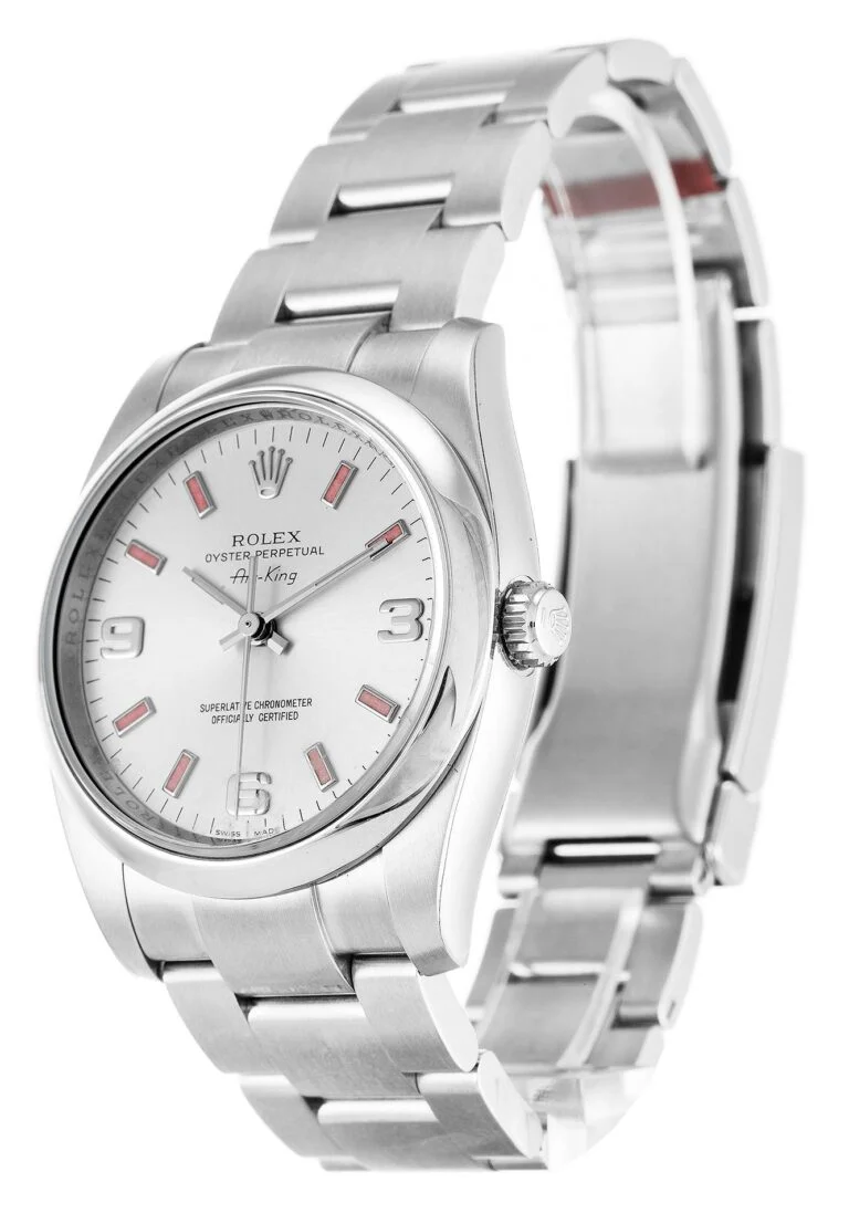 1_1-185-768x1107-1 Rolex Air-King 34mm White Dial 114200-2 Super Clone - Image 2