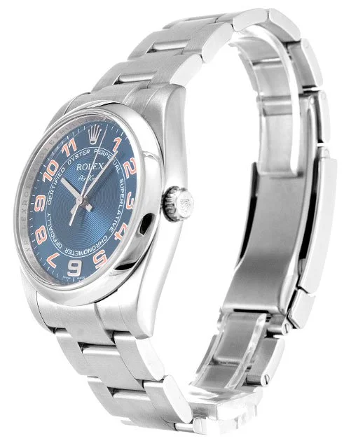 1_1-187 Rolex Air-King 34mm Blue Dial 114200 Super Clone - Image 2