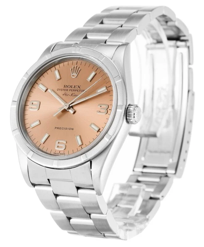 1_1-188-662x800-1 Rolex Air-King 34mm Salmon Dial 14010M Super Clone - Image 2