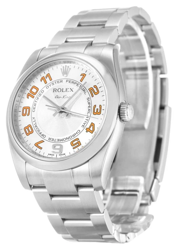 1_1-193-573x800-1 Rolex Air-King 34mm Silver Dial 114200 Super Clone - Image 2