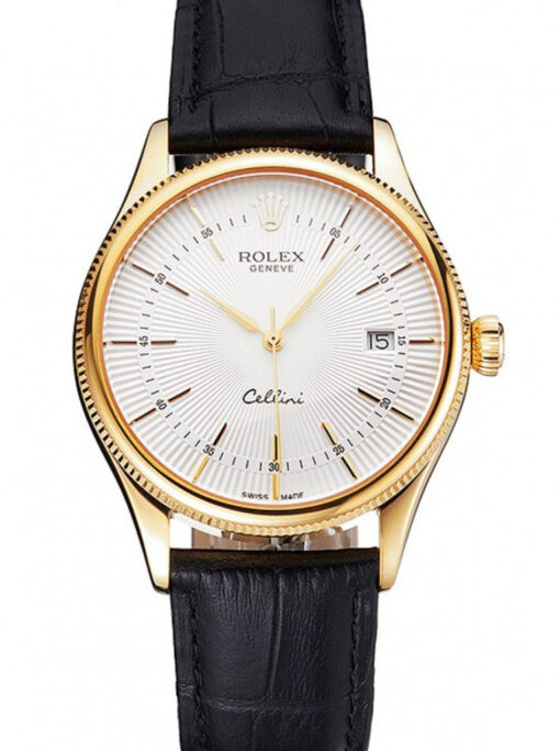 39-1 Rolex Cellini 38mm White Dial REP016791 Super Clone