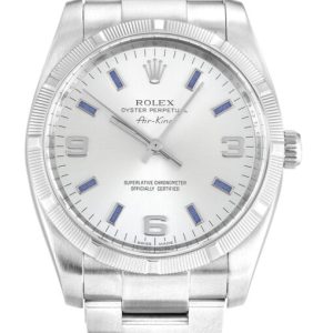 Rolex Air-King 34mm Silver Dial 114210-2 Super Clone
