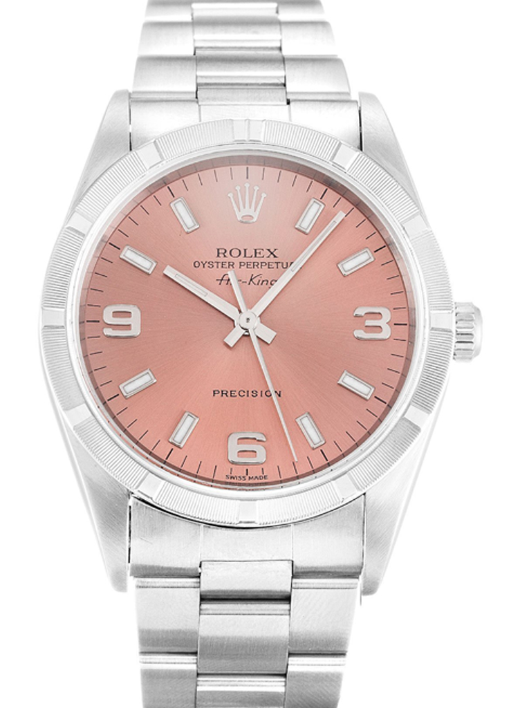 8-1 Rolex Air-King 34mm Salmon Dial 14010M-2 Super Clone