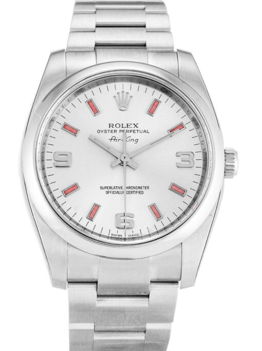 9-1 Rolex Air-King 34mm White Dial 114200-2 Super Clone