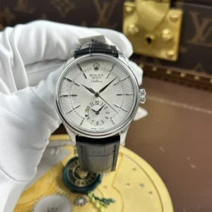 Rolex Cellini Dual Time 50529 Super Clone White Dial Automatic Movement KZ Factory 39mm