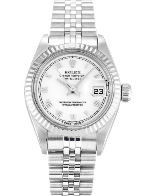 1-133-510x683-1 Rolex Lady-Datejust 26mm White Dial 69174 Super Clone