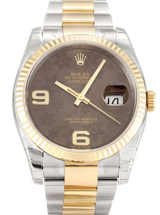 1-137-510x683-1 Rolex Datejust 36mm Floral Dial 116233 Super Clone - Image 2