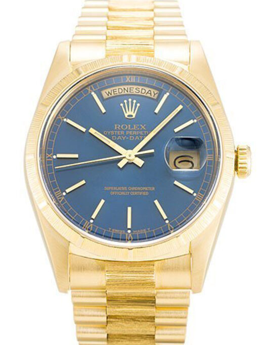 1-2 Rolex Day-Date 36mm Blue Dial 18248 Super Clone