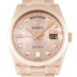 Rolex Day-Date Rose Dial Super Clone 118235 F