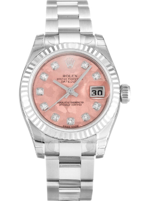 1-71-510x683-1 Rolex Lady-Datejust 26mm Gold Dust ¨C Pink Dial 179174 Super Clone
