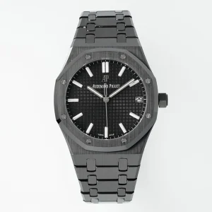Royal Oak 41mm 15500 Black Ceramic/Cer Black Dial