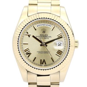 Rolex Day-Date II 41mm Gold Dial 218238 Super Clone