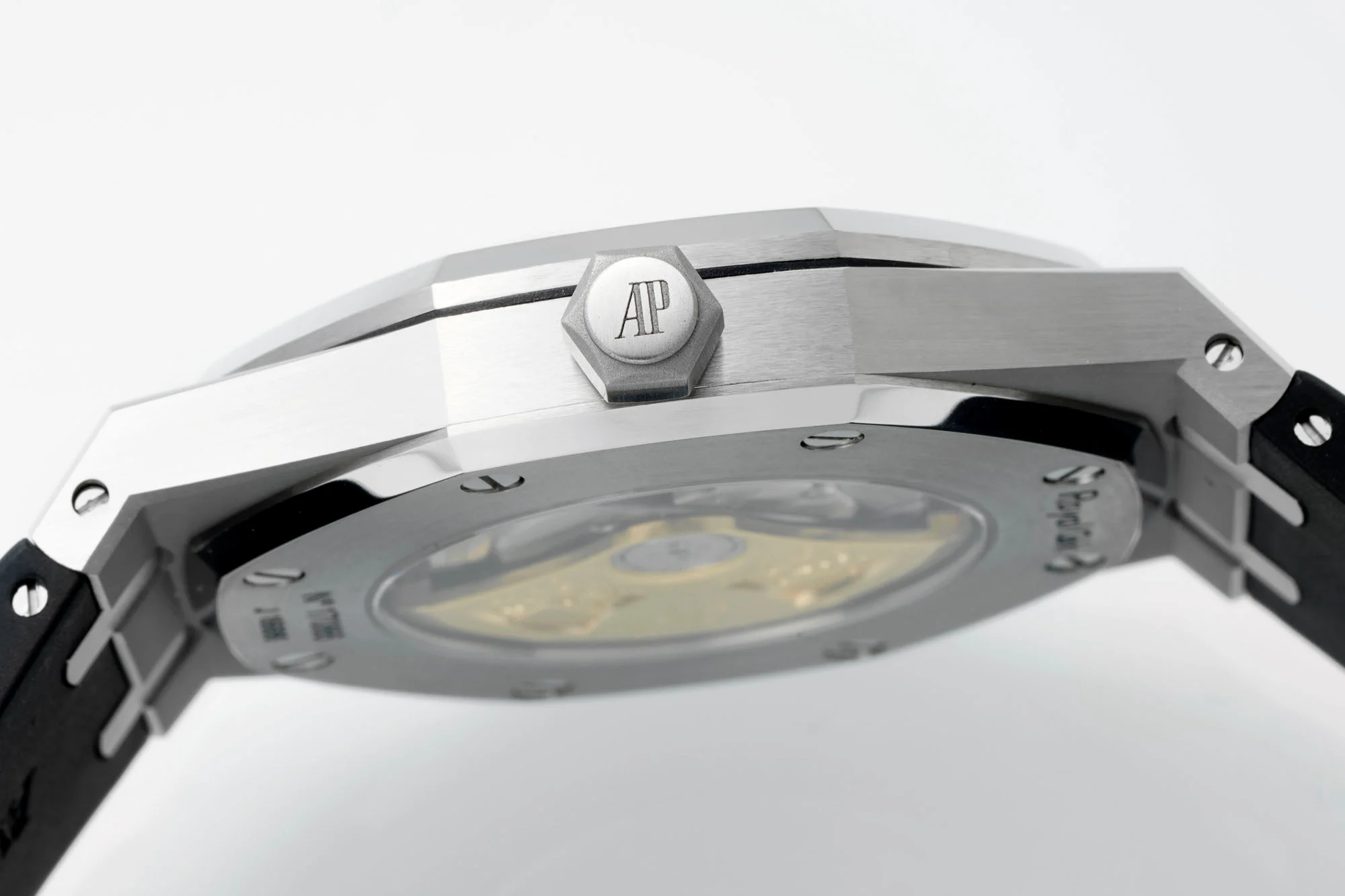 13376055066525267 Royal Oak 15400 1:1 Best Edition SS/RU White Textured Dial APSF SA3120 Super Clone - Image 8