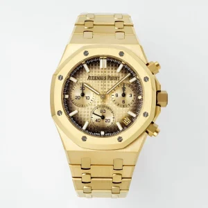 Royal Oak Chrono 26240BA 41mm YG/YG Gold Dial