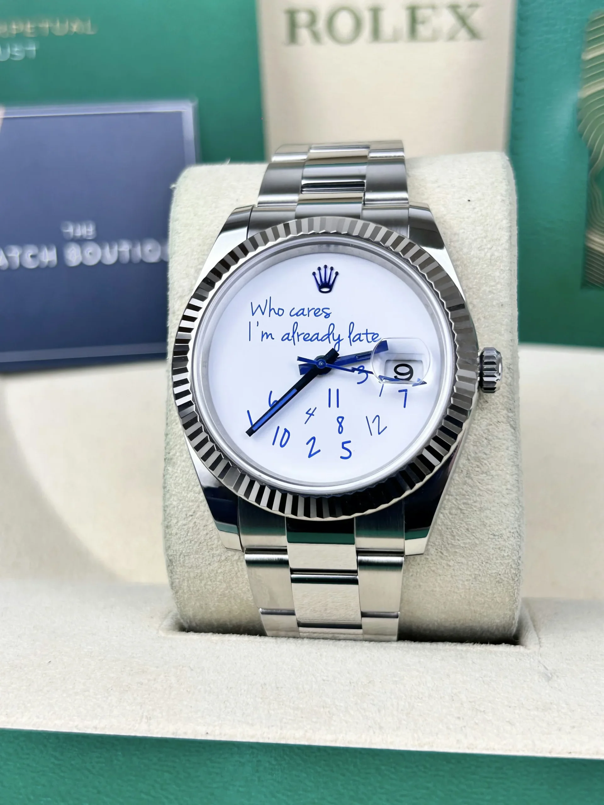 1D9teURiIGRjmN4a9K4w8baYE0ZvJOhTU_ZLh5Ks_2E_2048x-scaled Rolex Datejust Who cares I¡¯m already late Size 41mm 3235 Movement 904L Stainless Steel Material