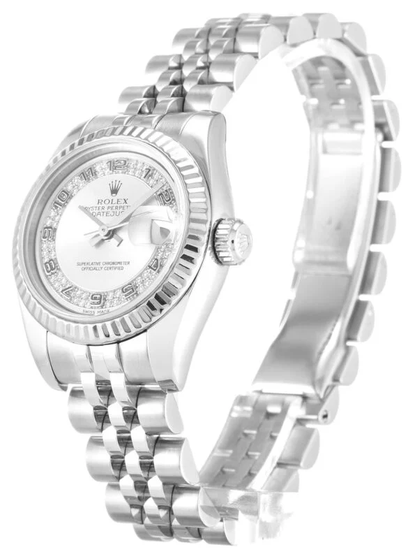 1_1-120-595x800-1 Rolex Lady-Datejust 26mm Silver Dial 179174 Super Clone - Image 3