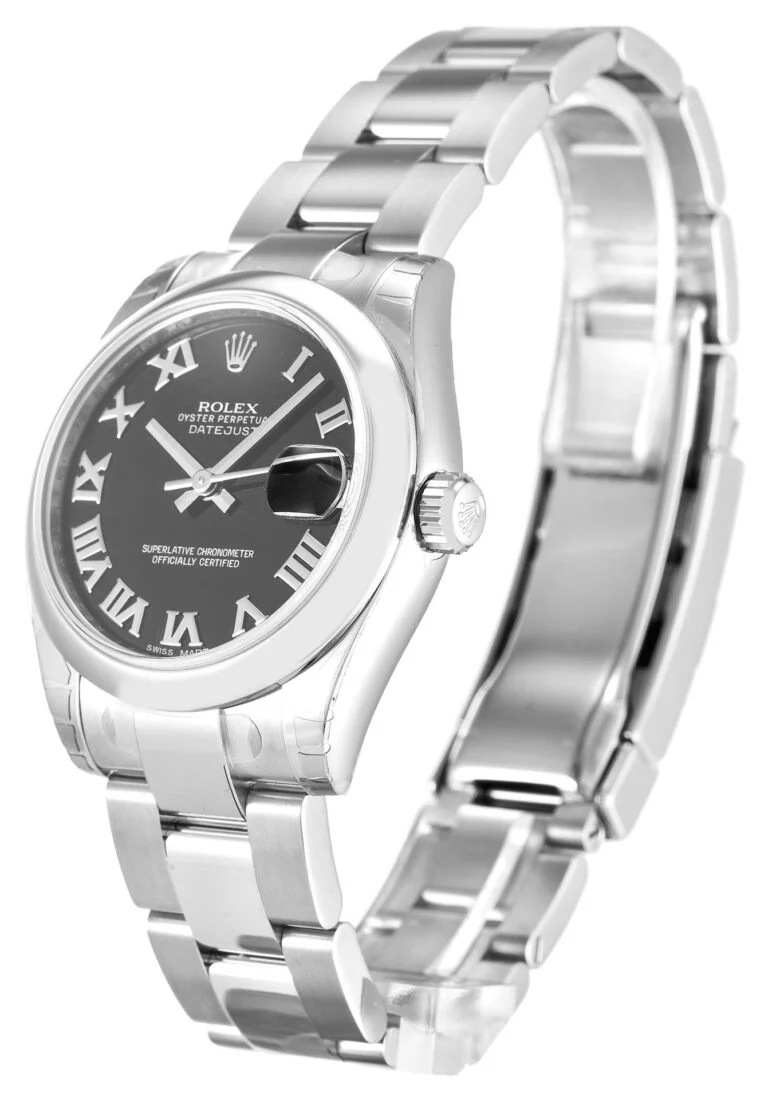 1_1-125-768x1100-1 Rolex Lady-Datejust 31mm Black Dial 178240 Super Clone - Image 3