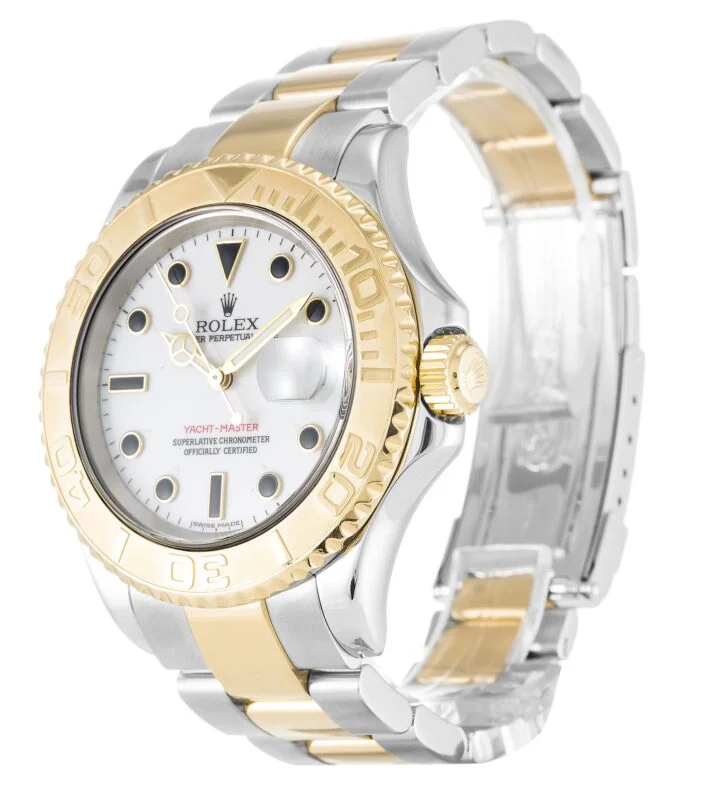1_1-168-703x800-1 Rolex Yacht-Master 35mm White Dial 169623 - Image 3