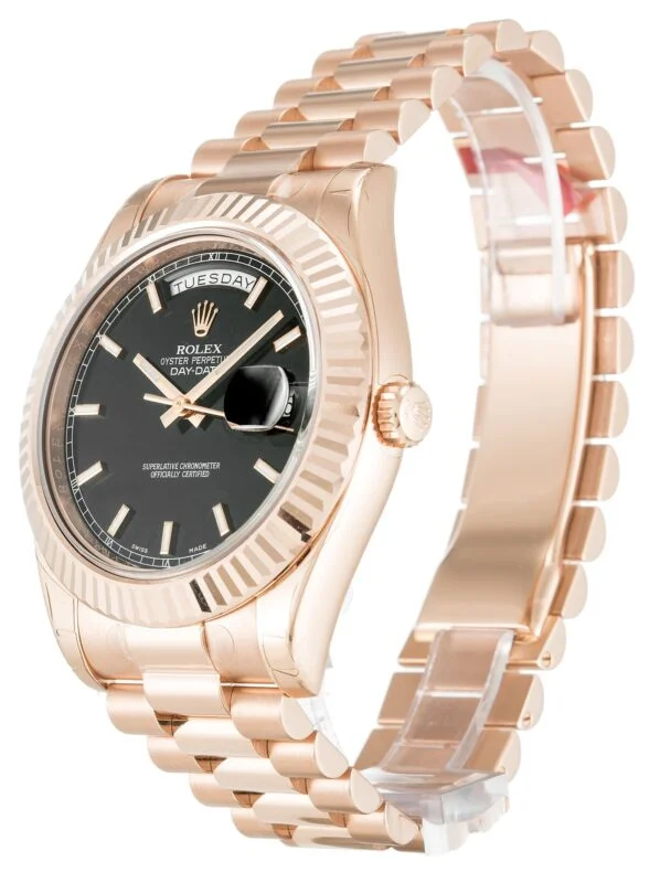 1_1-25-598x800-1 Rolex Day-Date II 41mm Black Dial 218235-2 Super Clone - Image 3