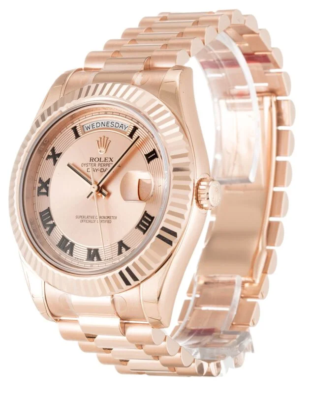 1_1-30-630x800-1 Rolex Day-Date II 41mm Rose Dial 218235 Super Clone - Image 3