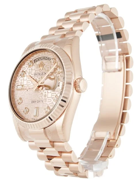 1_1-37 Rolex Day-Date Rose Dial Super Clone 118235 F - Image 3