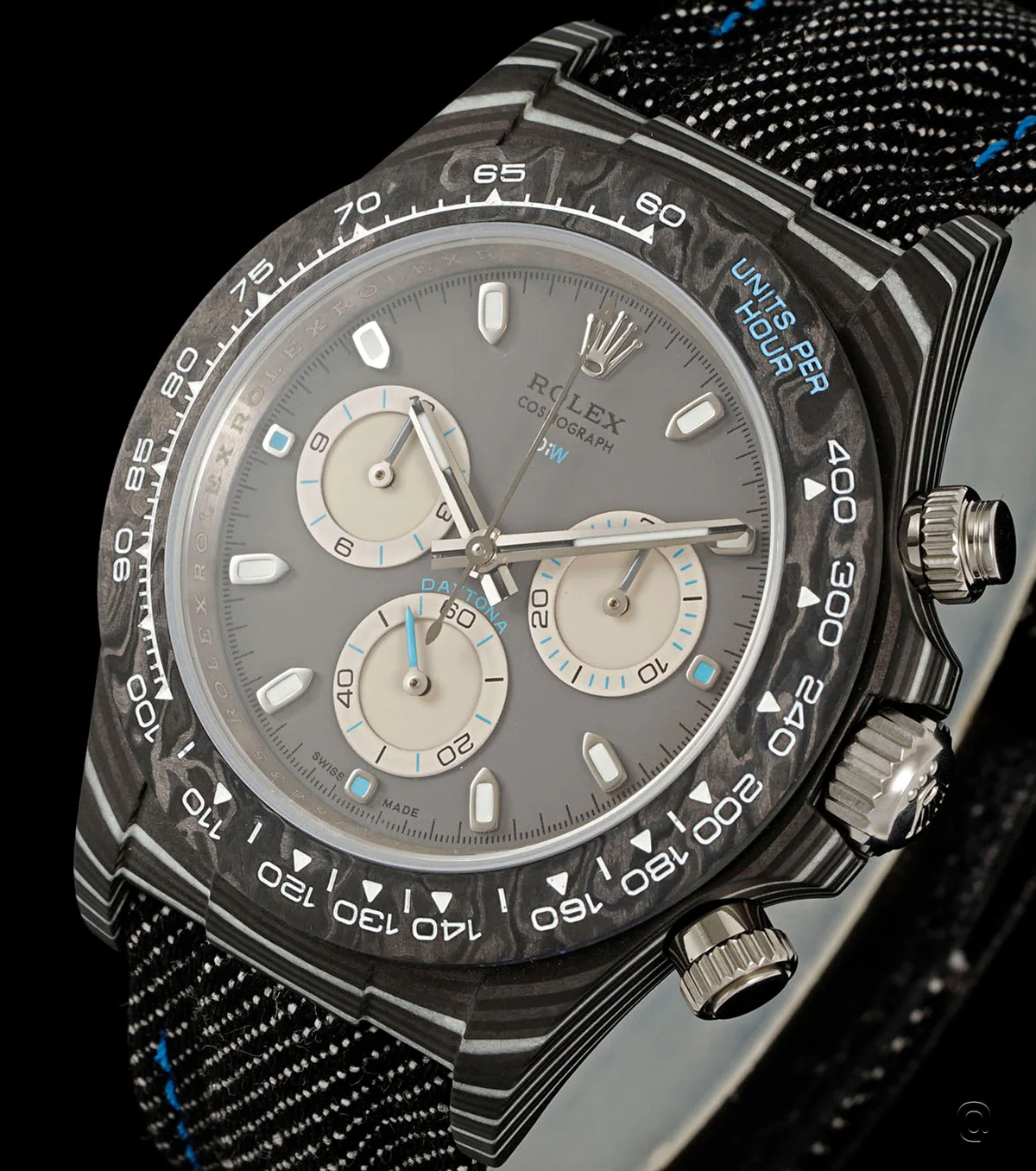 2025080808-1_1200x Daytona DIW Black Carbon Case DIWF Edition Gray/White Dial on Black Nylon Strap DD4801 - Image 3