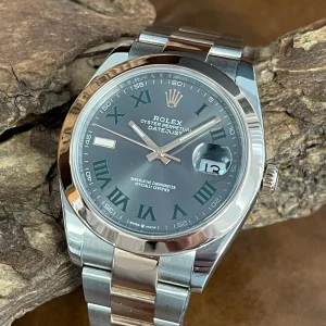 DateJust 126301 904L SS/RG VSF 1:1 Best Edition Gray Dial Roman Markers On Jubilee Bracelet VS3235
