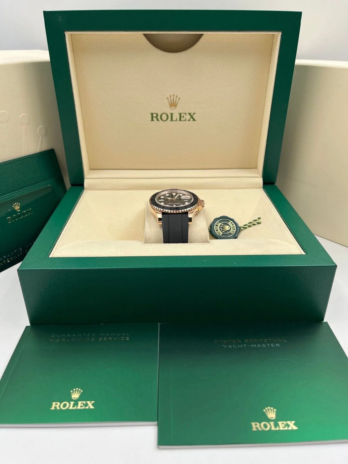 2dc30ab9-09c5-56a9-b849-d0fc6ef673f7 Yacht-Master 126655 SCF 1:1 Best Edition 3D Black Ceramic Bezel on Black Rubber Strap DD3235 - Image 6