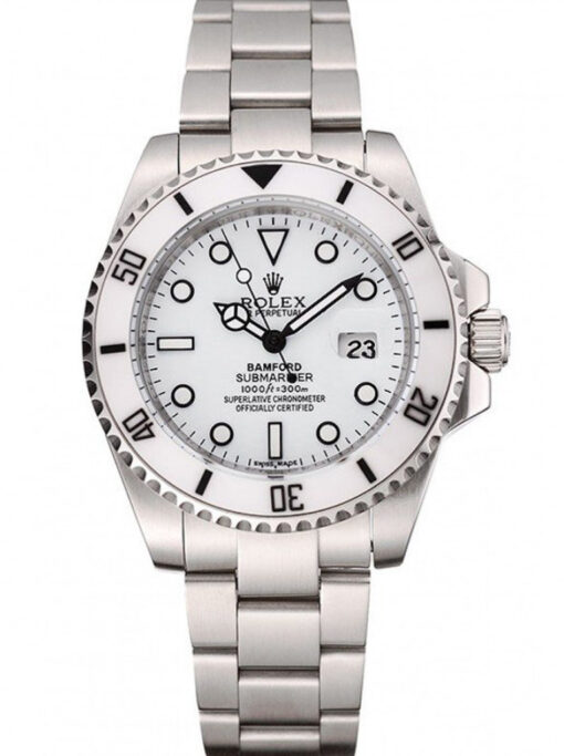 40-2 Rolex Submariner 40mm White Dial 1453863 Super Clone