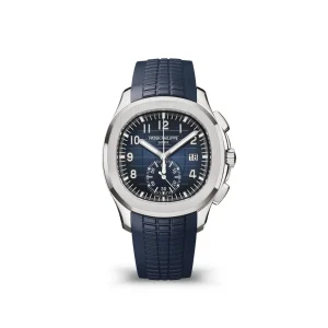 Aquanaut 5968 42mm SS P1 Blue Dial on Blue Rubber Strap A330 Super Clone