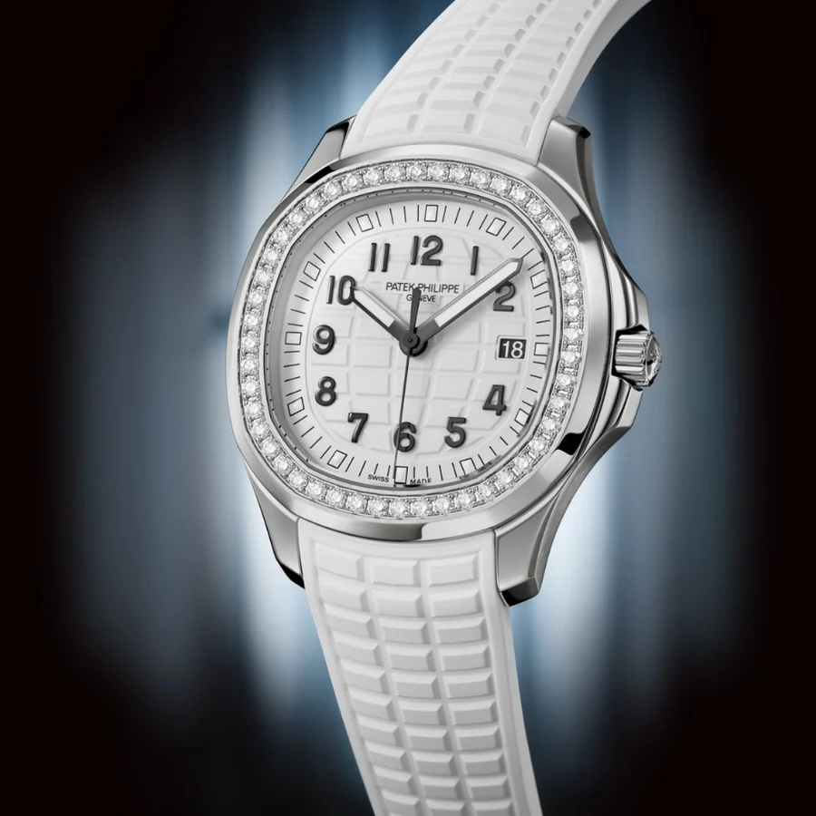4932018_3_900x Aquanaut 5068 SS PPF 1:1 Best Edition White Textured Dial on White Rubber Strap 324CS - Image 3