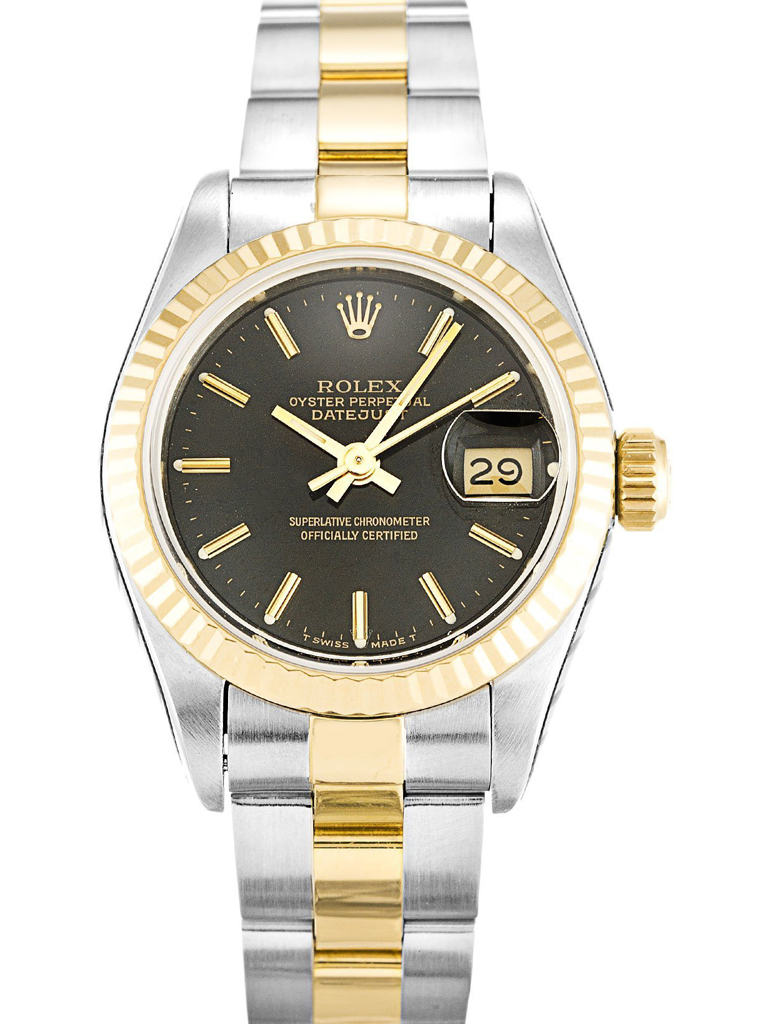65-1 Rolex Lady-Datejust 26mm Black Dial 69173 Super Clone