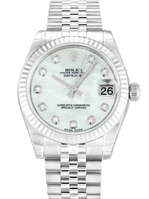66-1 Rolex Lady-Datejust 31mm Mother of Pearl ¨C White Dial 178274 Super Clone