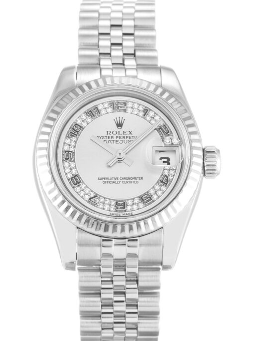 67-1 Rolex Lady-Datejust 26mm Silver Dial 179174 Super Clone