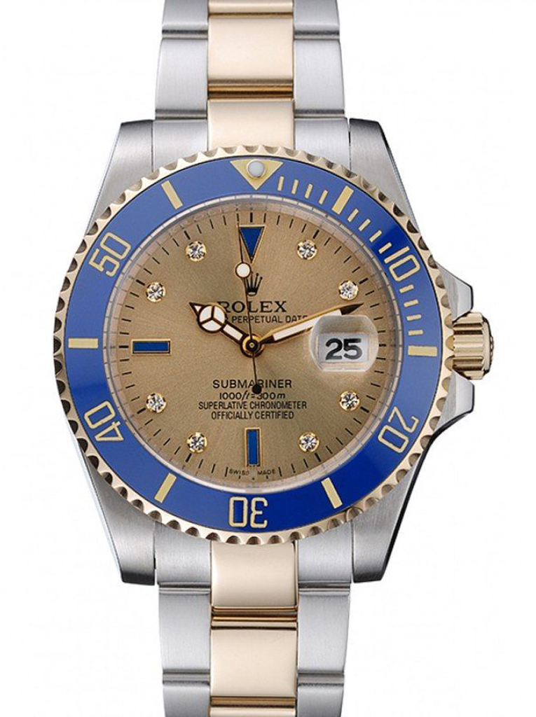 67-2 Rolex Submariner 42mm Gold Dial rl55 Super Clone