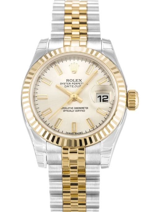 70-1 Rolex Lady-Datejust 26mm Silver Dial 179173-2 Super Clone