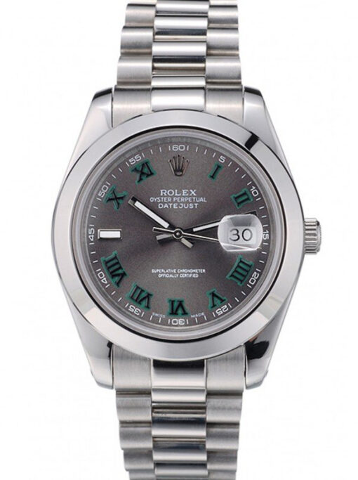 72-1 Rolex Datejust 41mm Silver Dial 42000 Super Clone