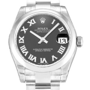 Rolex Lady-Datejust 31mm Black Dial 178240 Super Clone