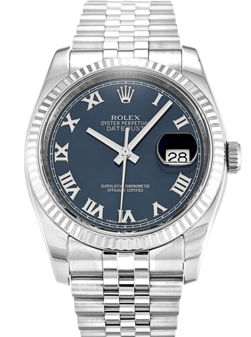 77-1 Rolex Datejust 36mm Blue Dial 116234 Super Clone - Image 2