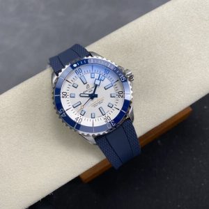Breitling Superocean A17375E71G1S1 Silver Dial Blue Ceramic Bezel 1:1 Best Replica 42mm