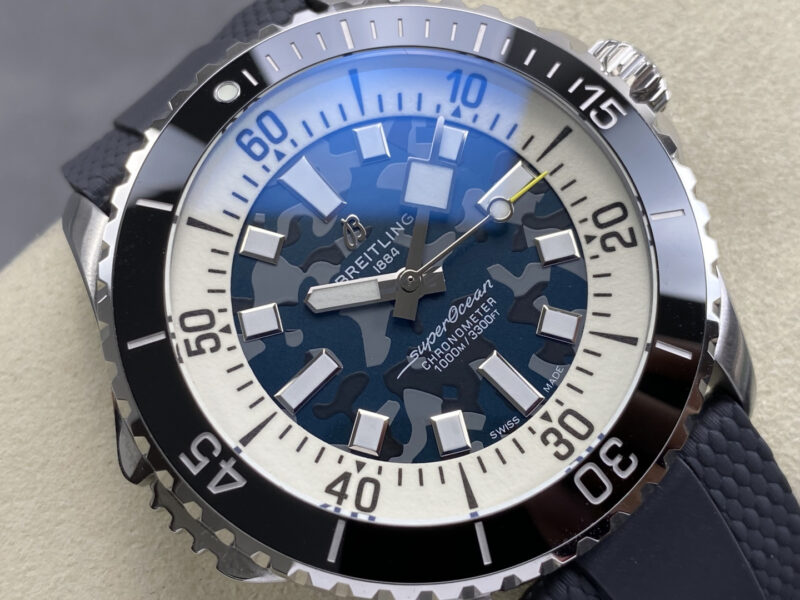 Breitling-Superocean-Super-Diver-46MM-Camo-Blue-Dial-Rubber-Strap-3-800x600 Breitling Superocean Super Diver E10379351B1S1 Camo Blue Dial Rubber Strap 1:1 Best Replica 46mm - Image 3
