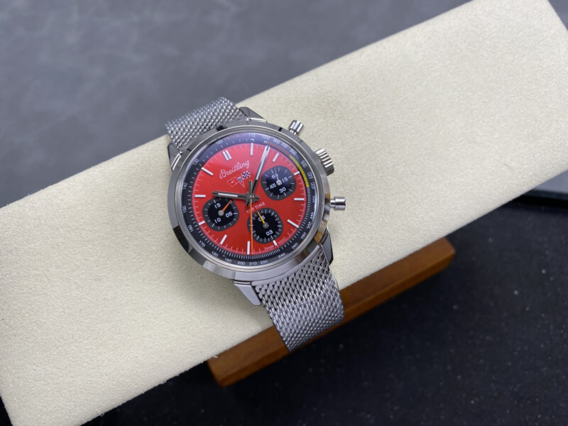 Breitling-Top-Time-B01-Chevrolet-Corvette-Red-Dial-Metal-Bracelet-1-800x600 Breitling Top Time B01 Chevrolet Corvette AB01761A1K1A1 Red Dial Metal Bracelet Best Replica BLS 41mm