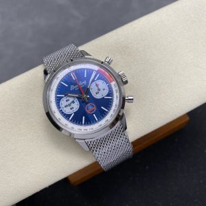 Breitling Top Time B01 Shelby Cobra AB01763A1C1A1 Blue Dial Metal Bracelet Best Replica BLS 41mm