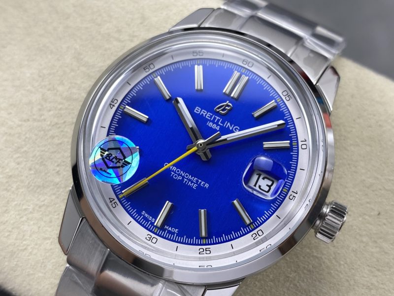 Breitling-Top-Time-B31-Automatic-AB3113A71C1A1-Stainless-Steel-Blue-Dial-4-800x600 Breitling Top Time B31 Automatic AB3113A71C1A1 Stainless Steel Blue Dial Best Replica BLF 38mm - Image 4